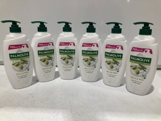 BOX OF PALMOLIVE NATURALS OLIVE & MILK SHOWER CREAM 750ML