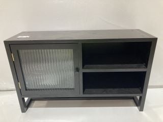 RIBBED BLACK CABINET RRP £210