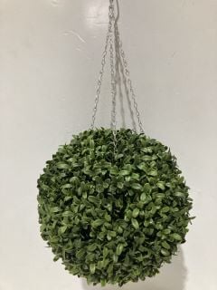 2 X TOPIARY HANGING BALL 12"