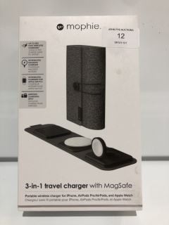 MOPHIE 3 IN 1 TRAVEL CHARGER WITH MAGSAFE TOTAL RRP £145