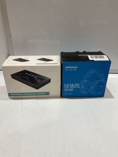 QTY OF MIXED ITEMS TO INCLUDE USB MULTI COMPUTERS SWITCH WITH CAR HOLDERS TOTAL RRP £140