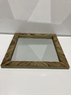 5 X WOOD CHEVRON MIRROR TOTAL RRP £210