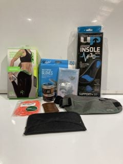 QTY OF MIXED ITEMS TO INCLUDE FULL LENGTH COMPRESSION TOTAL RRP £80