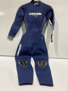 CRESSI FAST LADY MONOPIECE WETSUIT 3MM SIZE S/2 TOTAL RRP £190