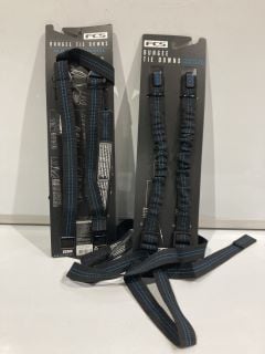 5 X FCS BUNGEE TIE DOWNS TOTAL RRP £130