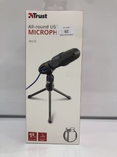 3 X TRUST ALL ROUND USB MICROPHONE TOTAL RRP £90