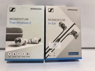 SENNHEISER MOMENTUM IN EAR AND MOMENTUM TRUE WIRELESS 2 RRP £193.99