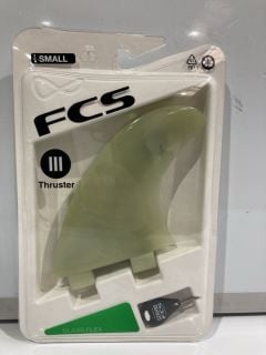 2 X FCS M3 NATURAL GLASS FLEX TRI FIN SET  TOTAL RRP £120