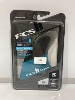 2 X FCS II PERFORMER PC LARGE TEAL / BLACK TRI RETAIL FINS TOTAL RRP £120