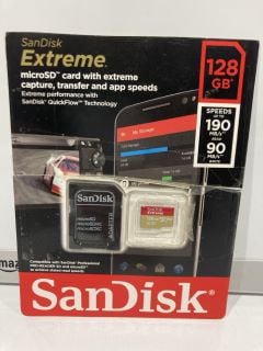 QTY OF ITEMS TO INCLUDE 128GB SANDISK EXTREME MICRO SD CARD