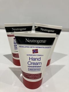 QTY OF ITEMS TO INCLUDE NEUTROGENA HAND CREAM