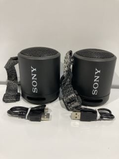 2 X SONY WIRELESS SPEAKER SRS-XB13 TOTAL RRP £75