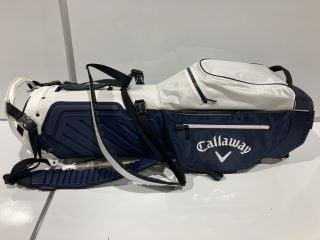 CALLAWAY GOLF FAIRWAY LIGHTWEIGHT WATERPROOF STAND BAG BLACK /WHITE /GOLD