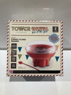 TOWER CANDY FLOSS MAKER, 2X 1 L COMPACT DEEP FAT FRYER