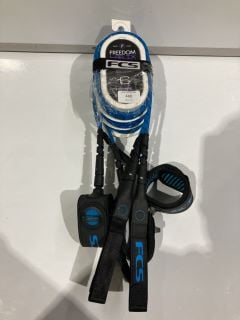 3X FCS FREEDOM HELIX ECOBLEND LEASH BLUE RRP £ 131.85