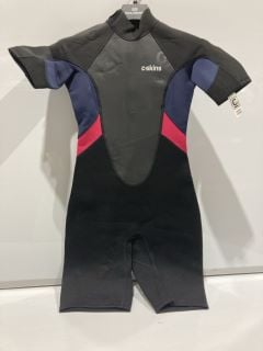 C SKINS LADIES ELEMENT 3/2 SHORTY WETSUIT BLACK RRP £95