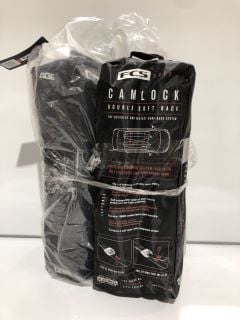 3 X FCS CAM LOCK DOUBLE SOFT RACKS TOTAL RRP £285