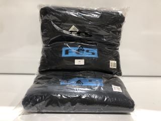 2 X FCS TOWEL PONCHO BLACK TOTAL RRP 120