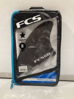 2X FCS FK PC FISH KEEL TWIN FINS RRP £64.95