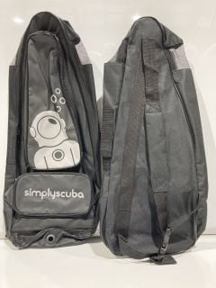 6 X SIMPLY SCUBA SNORKELLING PACK DIVE BLACK TOTAL RRP £370