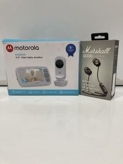 MARSHALL HEADPHONES MID BLUETOOTH TO INCLUDE BABY MONITOR £210