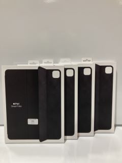 4 X IPAD SMART FOLIO BLACK