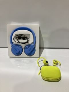 2 X ITEMS INCLUDING SKULLCANDY PUSH ULTRA BLUETOOTH EARPHONES