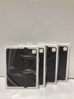 4 X IPAD SMART FOLIO BLACK