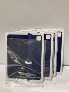 4 X IPAD SMART FOLIO BLUE