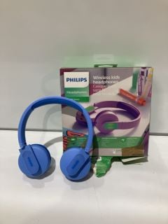 3 X PHILIPS KIDS WIRELESS 4000 SERIES HEADPHONES