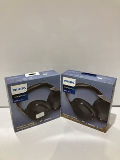 2 X PHILIPS 8000 SERIES BLUETOOTH HEADPHONES