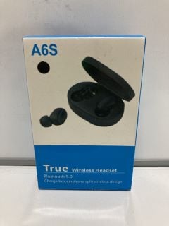 QTY OF A6S TRUE WIRELESS HEADSET BLACK