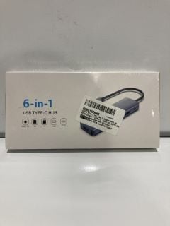 QTY OF 6 IN 1 USB TYPE C HUB