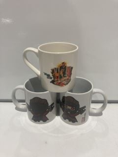 QTY OF ITEMS INCLUDING PYRAMID MARVEL KAWAII STAR LORD MUG