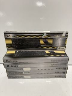 6 X BUILDER KEYBOARD AND MOUSE KIT