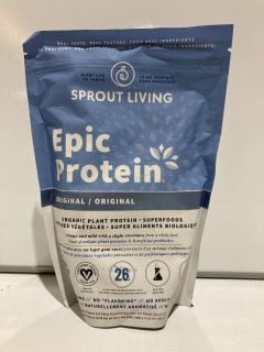 QTY OF SPROUT LIVING EPIC PROTEIN BEST BEFORE 18 MARCH 2025