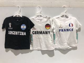 QTY OF CLOTHES INCLUDING FIFA WORLD CUP 2022 FRANCE UNIFORM 22M