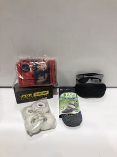 QTY OF ITEMS INCLUDING MECHANIX WEAR VISION SAFETY EYEWEAR