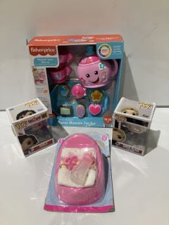 QTY OF ITEMS INCLUDING BABY DOLL ACCESSORIES