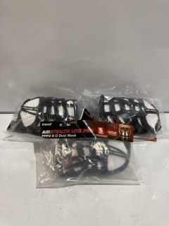 QTY OF ITEMS INCLUDING AIR STEALTH LITE PRO FFP3 R D DUST MASK