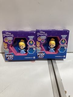 QTY OF DISNEY PRINCESS CINDERELLA PODS 4D