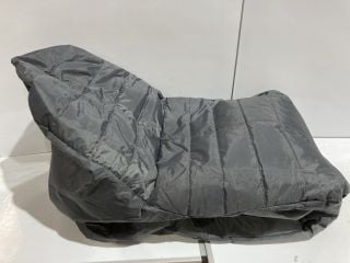 1 X GREY BEAN BAG