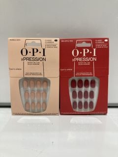 QTY OF ITEMS INCLUDING OPI XPRESS/ON STICK ON NAILS