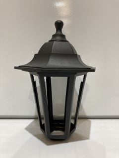 4 X OUTDOOR WALL LAMP BLACK