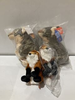 QTY OF ITEMS INCLUDING LOVELY SOFT DOG RATTLE