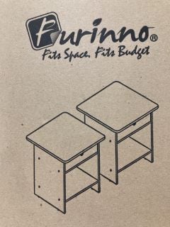 1 X 2 END TABLES