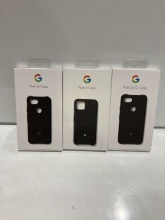 QTY OF ITEMS INCLUDING GOOGLE PIXEL 3A XL CASE BLACK