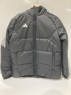 1 X ADIDAS PUFFER JACKET BLACK LARGE