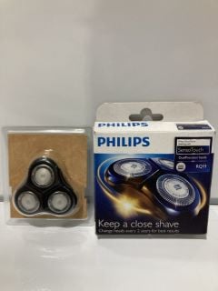 QTY OF PHILIPS SENSOTOUCH SHAVING UNIT DUALPRECISION HEADS