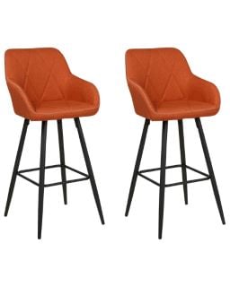 BARSTOOL DARIEN ORANGE 2PCS SET (23671) RRP £158.74